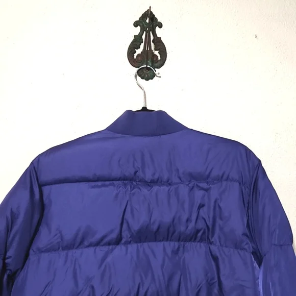REI Vintage Goose Down Quilted Puffer Jacket Purple Size Large - Picture 5 of 13